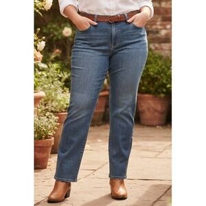 Carhartt Original Fit Straight Leg Blaine Jeans Womens 18W Blue Denim Rugged NWT